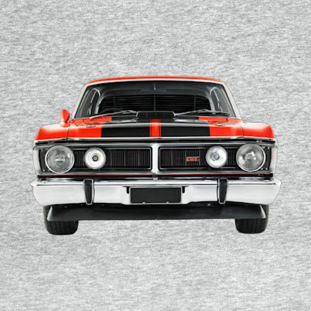 Ford Falcon XY GT in Red by Muscle Car Gifts